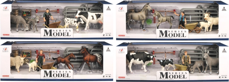 Boerderijdieren – set van 4 boerderijdieren, 4 soorten