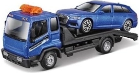 Metalen automodel Street Fire Flatbed Truck