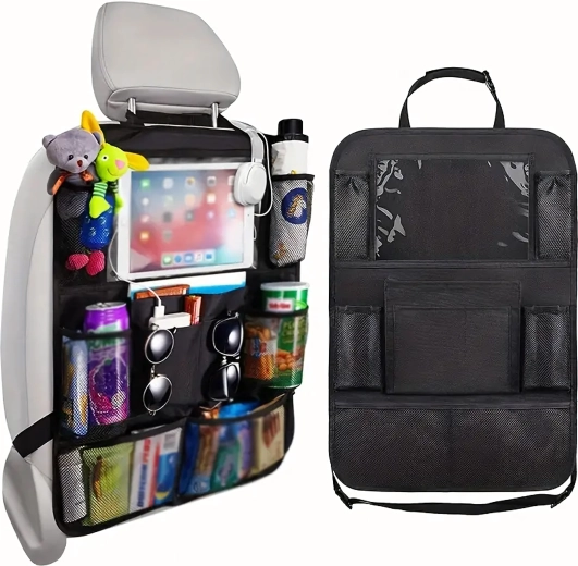 Organisateur pour dossier de siège auto – grand, universel et spacieux