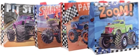 Cadeautasje MONSTER TRUCK van kunststof 20 × 20 × 9 cm