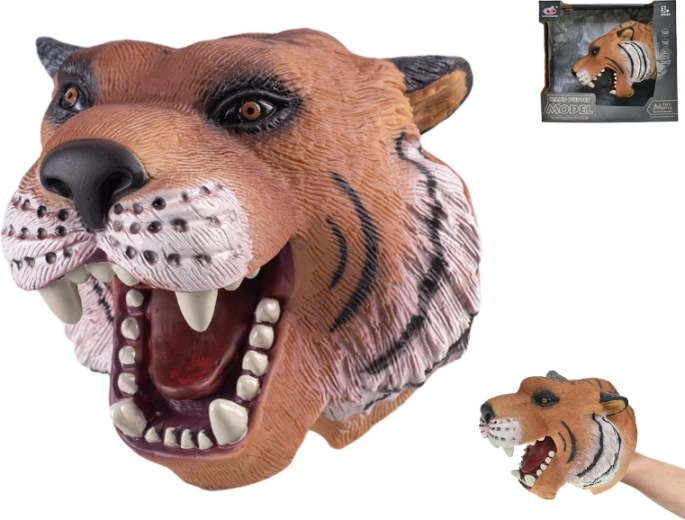 Handpop tijger 16 cm