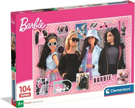 Clementoni Barbie puzzle, super 104 pieces
