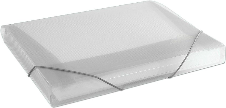 A4 Elasticated File Folder, Clear CONCORDE