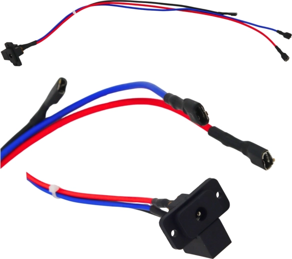 Laadcontactdoos voor voertuigen met 6 V-accu