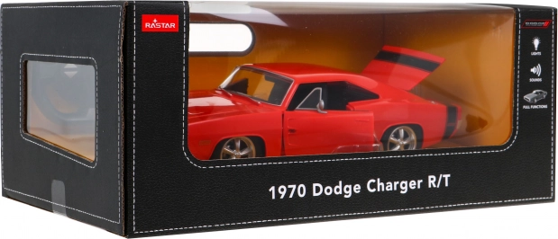 Modèle de voiture 1970 Dodge Charger R/T 1:16 avec télécommande