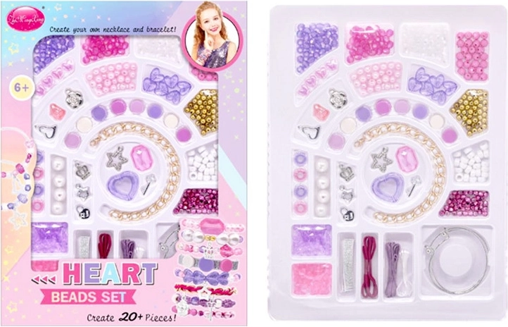 Colorful beads for making children's bracelets