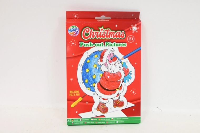 Images de Noël CCG à colorier et à découper 15 × 20 cm