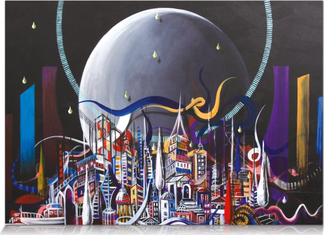 Moon City Puzzle 1000 Pieces