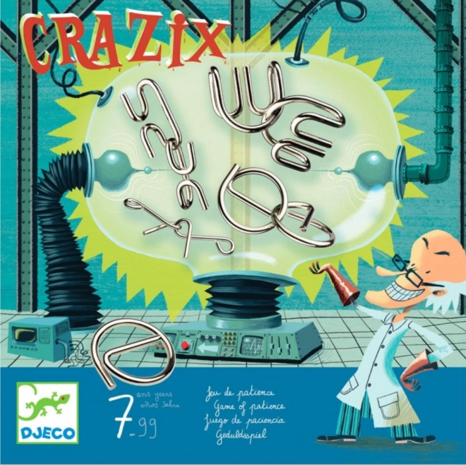 DJECO Crazix: Set of Metal Puzzles 6 pcs