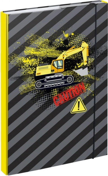 Chemises pour cahiers scolaires A4 avec motif pelleteuse BAAGL