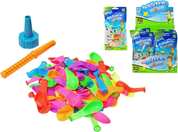 Bombes à eau – lot de 100 ballons avec embout de remplissage