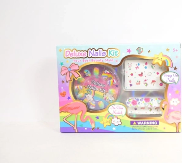 Nail kit with stickers