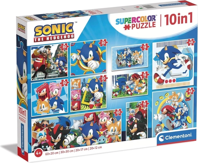 Clementoni puzzel Egel SONIC 10-in-1