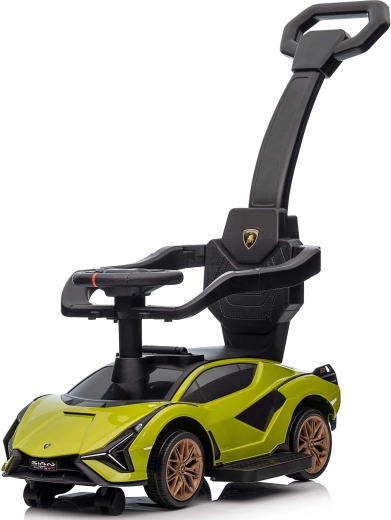 Kids 3-in-1 balance ride-on LAMBORGHINI Sián FKP 37 green