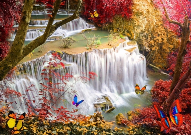 Deep Forest Waterfall Puzzle 2000 Pieces