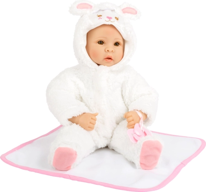 Small foot pop schaapje met zacht lijfje en accessoires