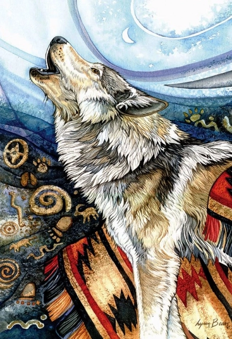 Howling Wolf Puzzle 260 Pieces