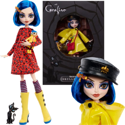 Collector Doll Monster High Skullector CORALINE Jones 27 cm with accessories