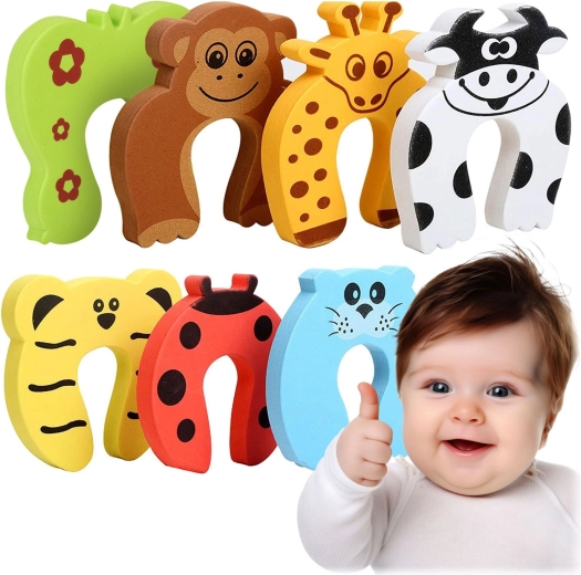 RICOKIDS Foam Door Stoppers – set of 7 animals