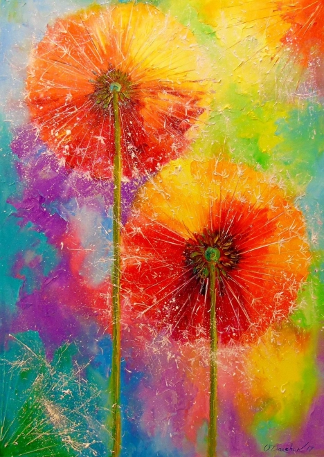 Puzzle pissenlits 1000 pièces