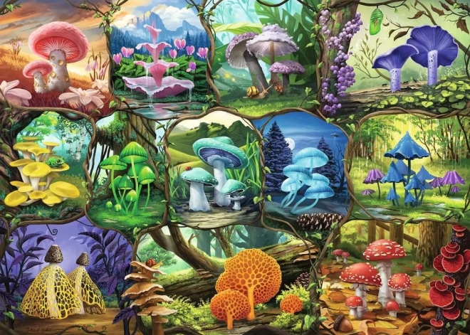 Ravensburger puzzel prachtige paddenstoelen 1000 stukjes