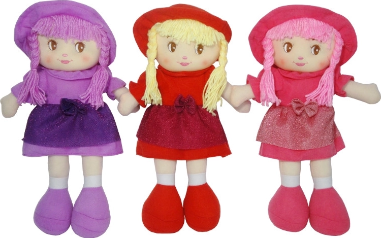 Cloth Doll Dorotka 40 cm – sings and speaks Polish