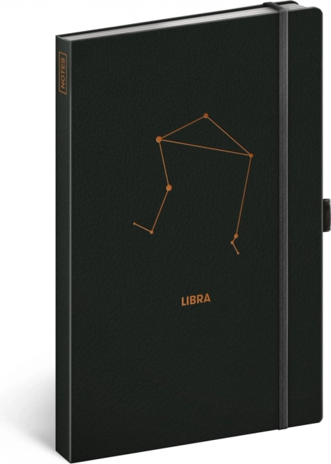 Notes NOTIQUE Weegschaal – gelinieerd notitieboek 13 × 21 cm