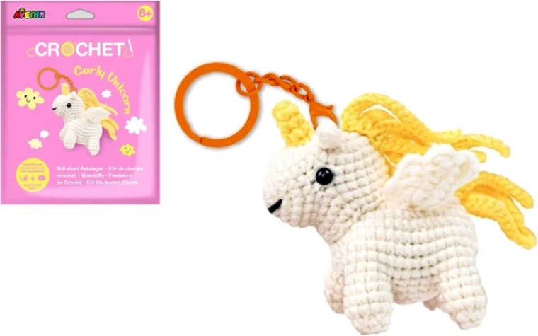 Create a Crocheted Pendant Twisty Unicorn – Creative Kit