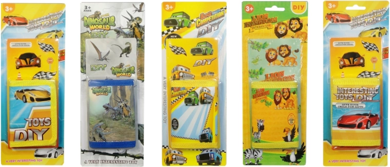 Kids’ wallet with decorative stickers