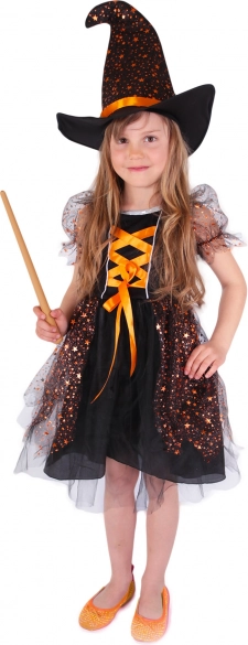 Children's Witch Costume with Stars