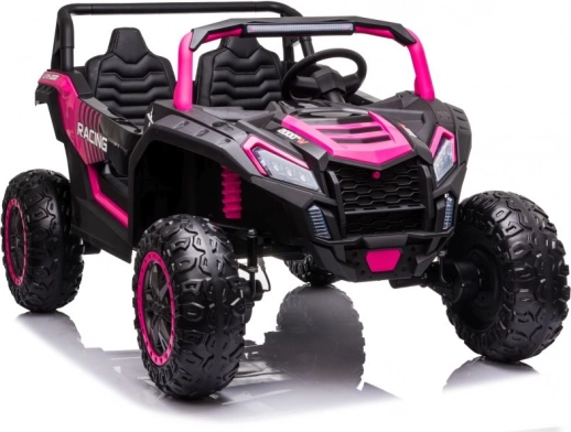 Battery-powered car A032 EVA pink
