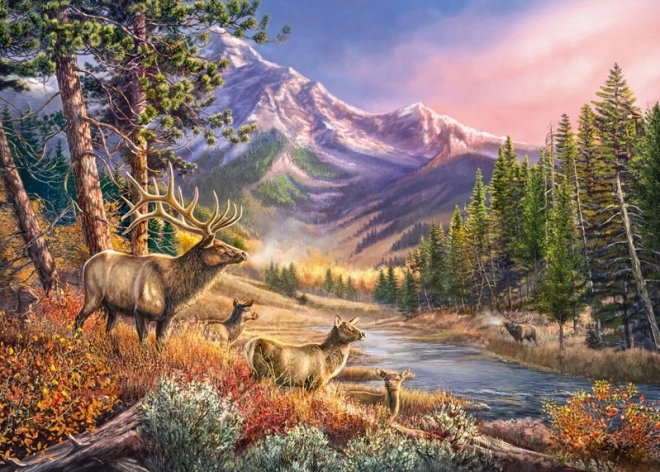 Puzzle autumn migration 1000 pieces