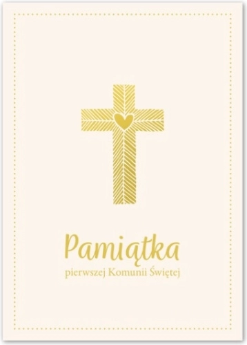 Keepsake for First Holy Communion – A4 album with heart and cross motif