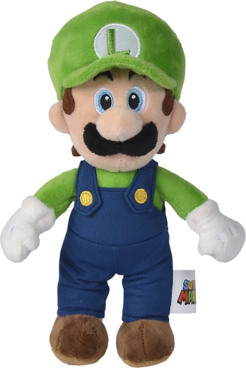 Luigi Super Mario Plush Figure 23 cm