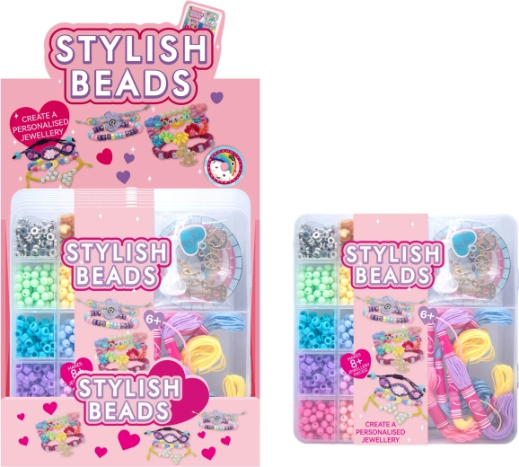 Kit de création de bracelets avec perles et breloques