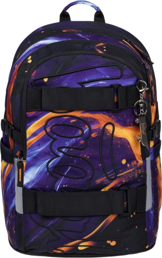 Škoolrugzak Baagl Skate Vibe van gerecyclede materialen