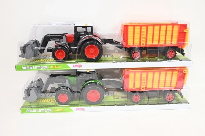 Tracteur avec remorque pour enfants