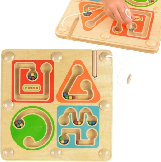 Masterkidz wooden magnetic labyrinth Montessori – writing and fine motor skills