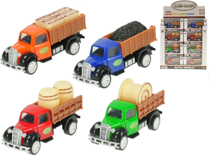 Petit camion de ferme en métal 1:55 à rétrofriction, 8,5 cm – différents modèles
