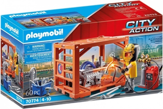 Playmobil City Action containerproductie – speelset