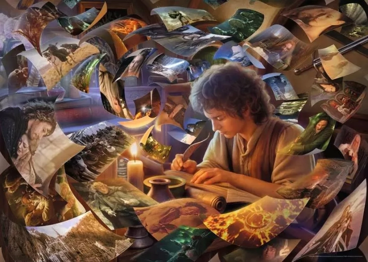 Ravensburger puzzel Avonturen van de dappere Frodo 1000 stukjes