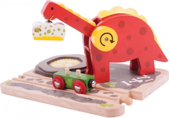 Bigjigs Rail Dinosaur Crane