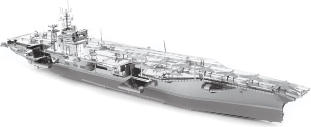 Metal Earth 3D-puzzel vliegdekschip USS Theodore Roosevelt