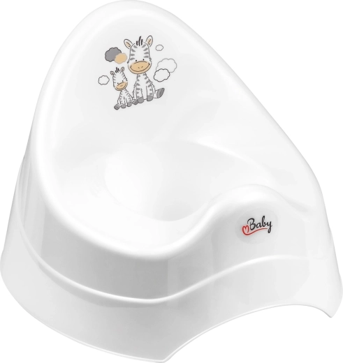 Maltex potje met muziek Zebra – wit