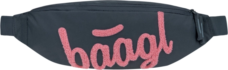Baagl waist bag Snap Logo pink