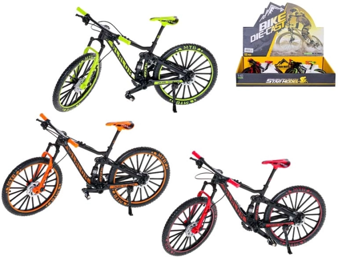 Realistisch model mountainbike 18 cm
