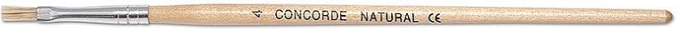 Flat school brush CONCORDE Natural No. 4