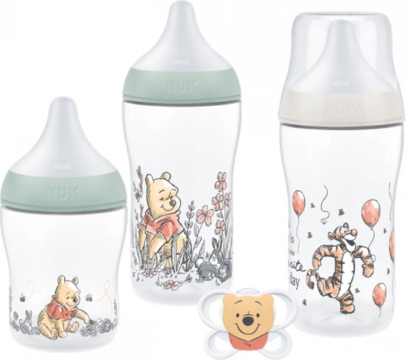 NUK Perfect Match Disney Winnie the Pooh set met babyflessen en fopspeen
