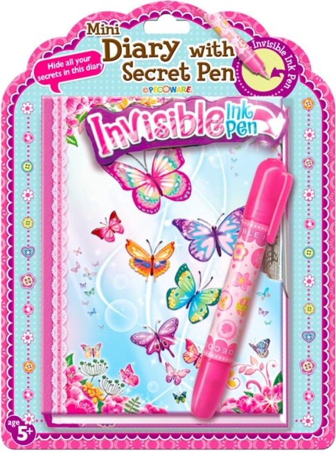 Diary with a secret UV pen and lock – Diary
