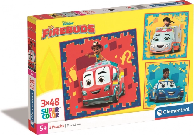 CLEMENTONI Puzzel Autoparta 3x48 stukjes